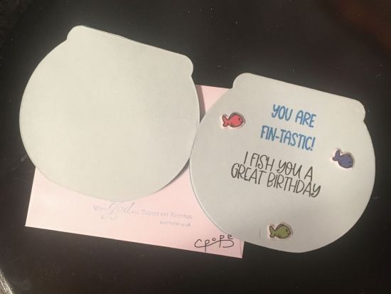 Inside Happy Birthday fold it
Keywords: Fish bowl fold it