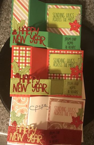Inside Happy New year
Keywords: Double Z fold