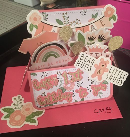 Baby�s first birthday girl
Keywords: Box it die