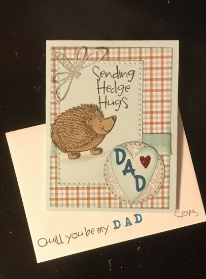 Fathers day
Keywords: Dragonfly and Flower A2 card