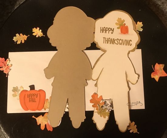 Inside Happy Thanksgiving
Keywords: Scarecrow slimline fold it