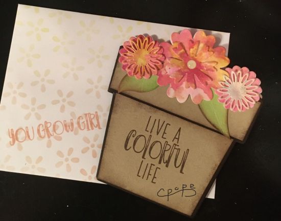 Live a color life
Keywords: Flower pot fold it