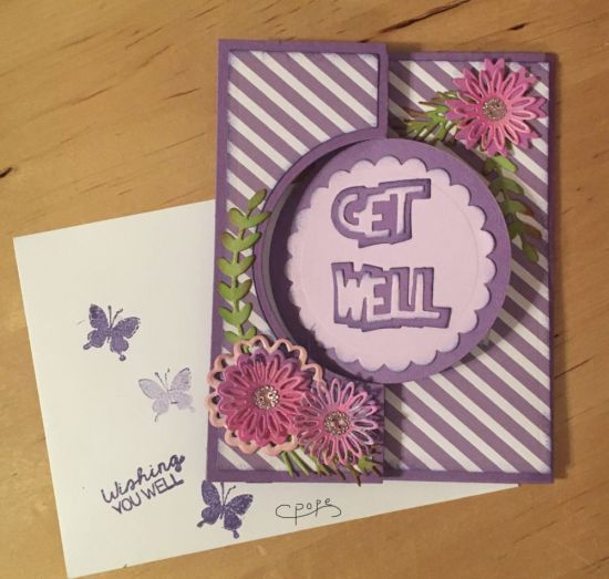Get well  circle Flip it with hidden panel
Keywords: Circle Flip it cards