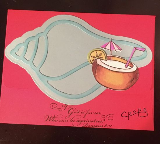  Envelope Drinks with Friends card three
Keywords: Drinks with friends