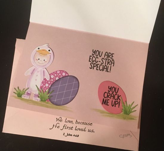 Inside Happy Easter
Keywords: Bunny egg fold it