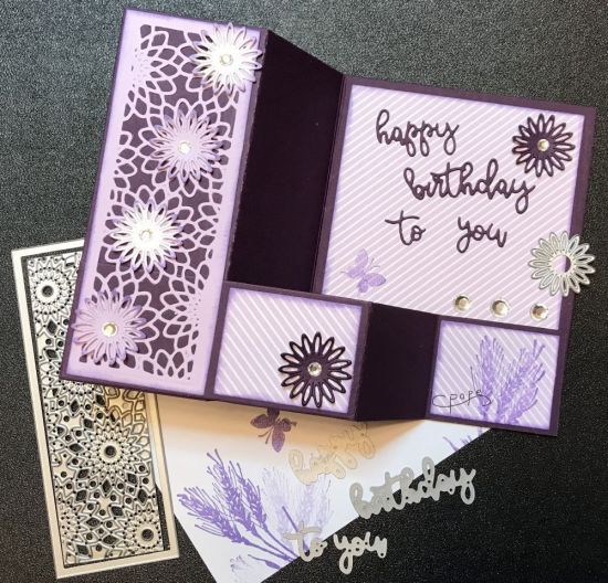 Border panel flower
Keywords: Double z card