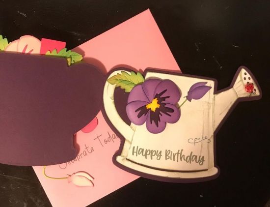 Inside Happy birthday
Keywords: Watering Can fold it
