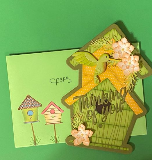 Thinking of you
Keywords: Birdhouse Fold it