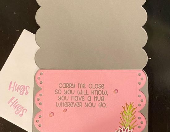 Inside Thinking of you
Keywords: Single Scallop Card die