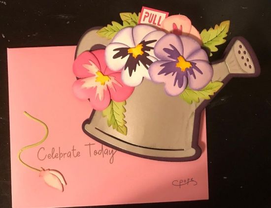 Happy Birthday
Keywords: Watering Can Fold it