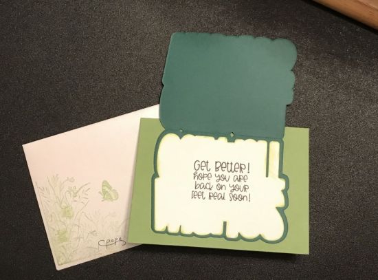 Inside A2 Get well Wishes fold it
Keywords: Get Well Wishes Fold it