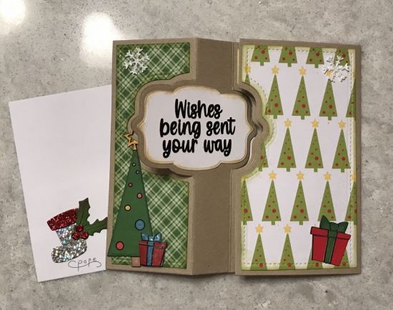 Merry Flip it card inside hidden panel
Keywords: Merry flip it card