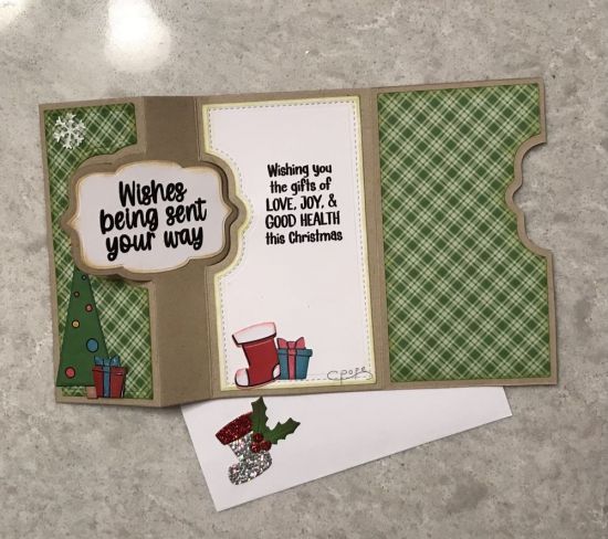 Merry flip it card hidden panel inside the inside
