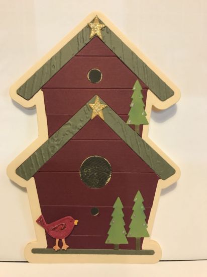  A little Winter/Christmas celebration at the birdhouse!
