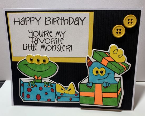 Happy birthday, little monster
