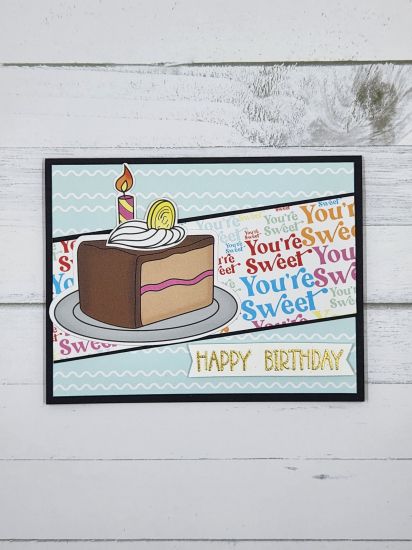 Happy Birthday
I used papers from the June 2023, You're Sweet, Card Kit and the August 2023 SheetLoad from Crafty Al to make a quick birthday card.
Keywords: Happy Birthday