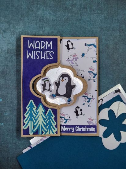 Warm Wishes Elegant Flip-It
Using the papers and characters out of the November 2023 Card Kit I was able to create a Christmas card that I will gift to my brother. 
Keywords: Elegant Flip-It November 2023 Card Kit happysanta2stamp skatingin2winter