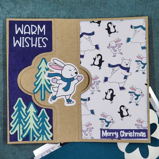 Inside of Warm Wishes Elegant Flip-It
Keywords: Elegant Flip-It November 2023 Card Kit happysanta2stamp skatingin2winter