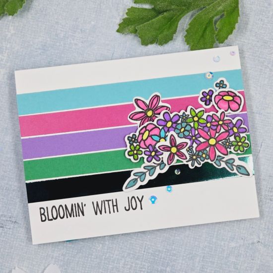 Bloomin' With Joy
My April Card of the Month on my Instagram Account
Keywords: basket2stamp