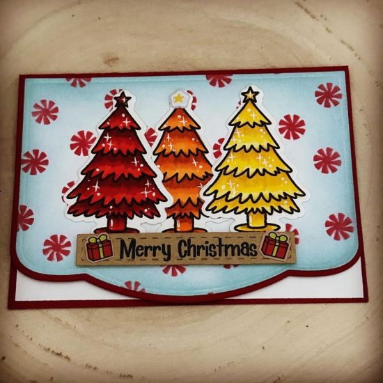 Keywords: rainbow Christmas tree