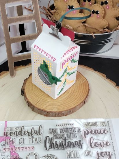 Keywords: milk carton ornament light