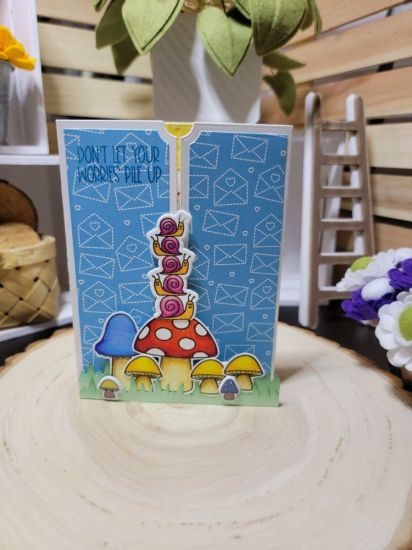 Keywords: mushrooms, snails, peek-a-boo