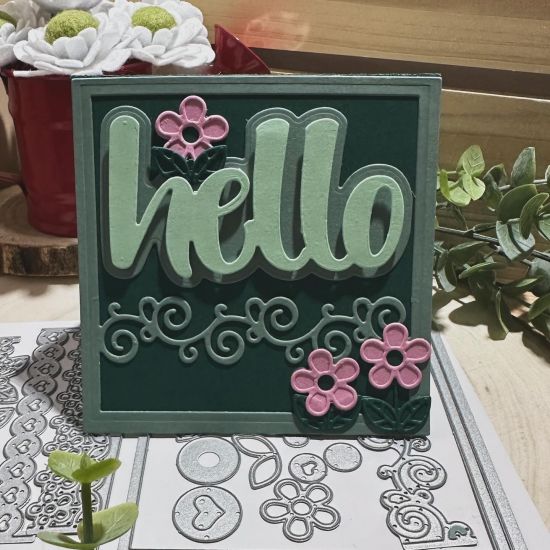 Keywords: 4x4 square card hello squarecard