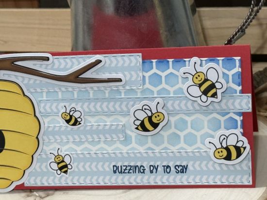 Keywords: slimline rectangle stitch bee