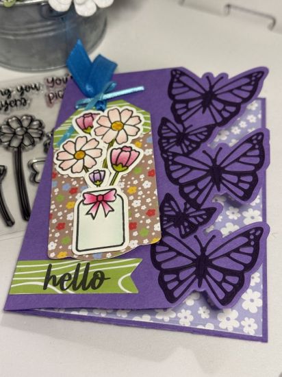 Keywords: simply stems ButterflyEdgeCard