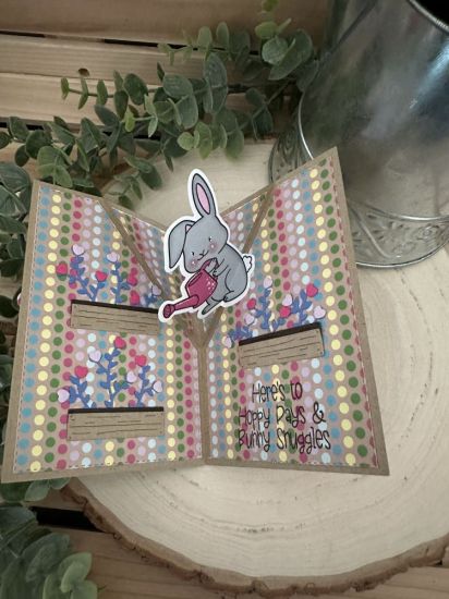 Keywords: bunny pup out interactive hugs