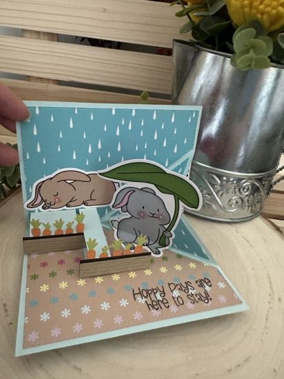 Keywords: bunny pup out interactive hugs