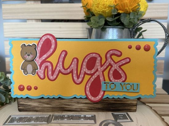 Keywords: bear hugs slimline deckle