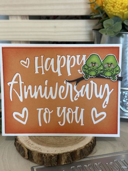 Keywords: anniversary love birds