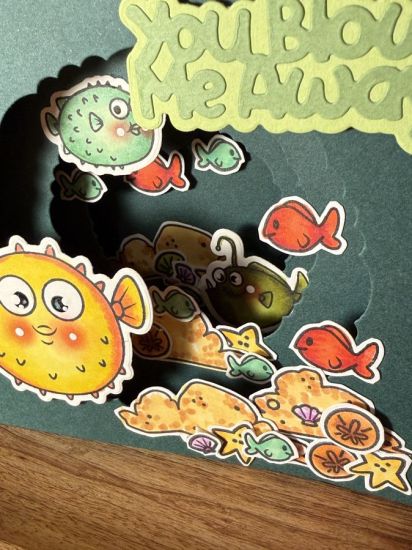 Keywords: puffer, under the sea
