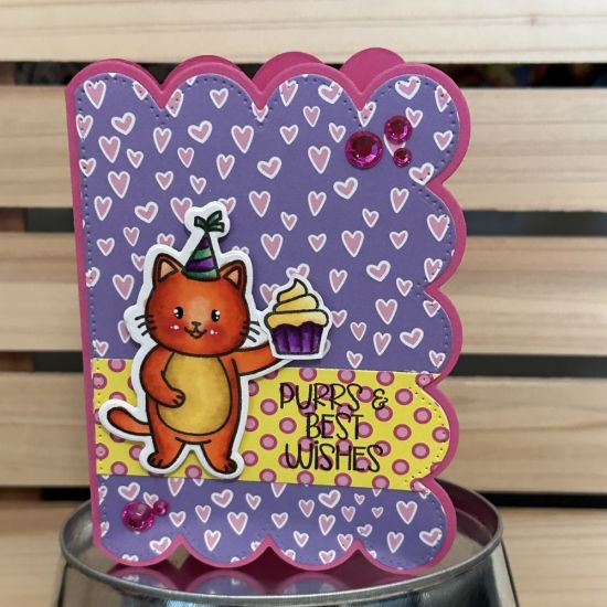 Keywords: cats birthday cupcake present