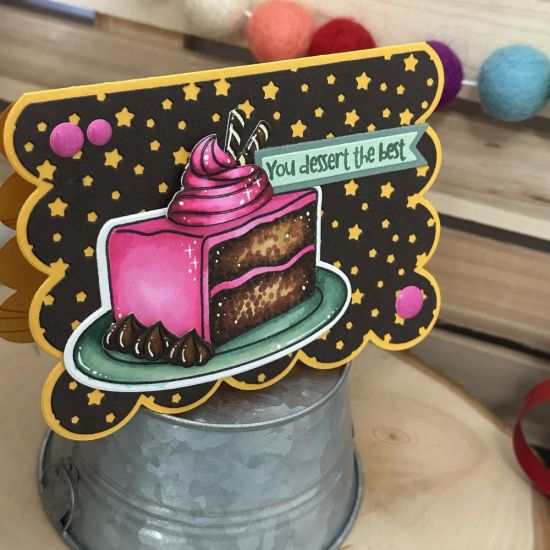 Keywords: piece cake stars background