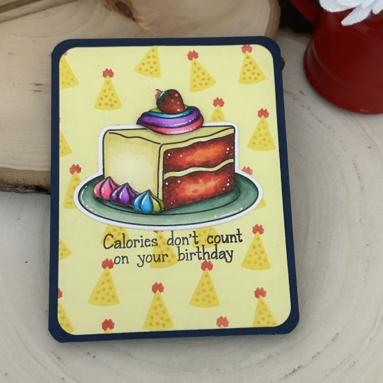 Keywords: piece cake stencil hat