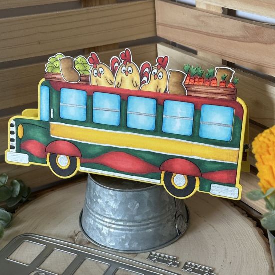 Keywords: chicken bus market