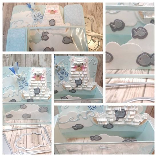 A gift for you
Keywords: box card polar bear mini tag fishing snow
