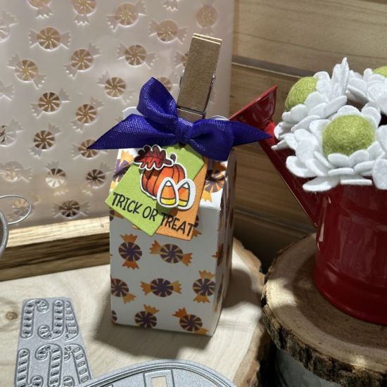 Keywords: candy stencil halloween treat box milk carton