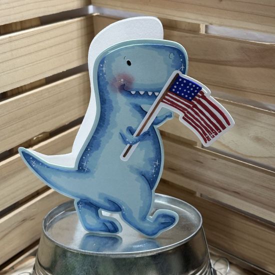 Keywords: t rex flag patriotic