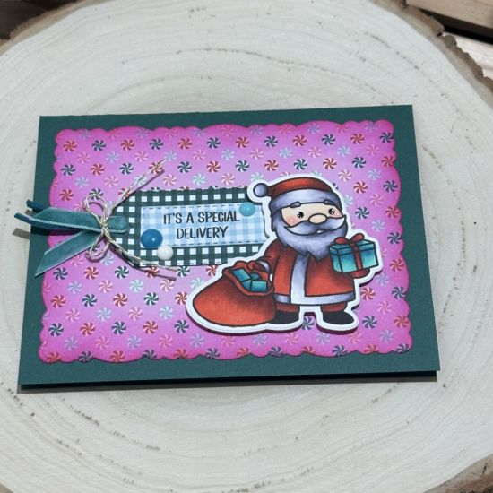 Keywords: Santa gift tree Christmas