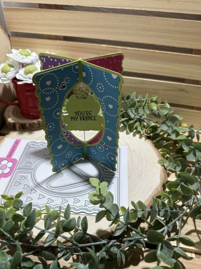 Keywords: cris cross deckle oval frog