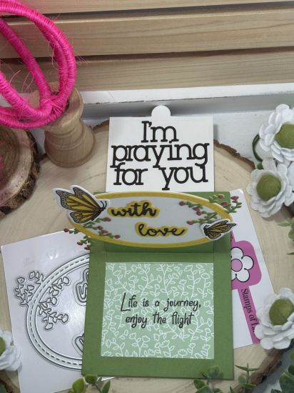 Keywords: praying butterfly interactive