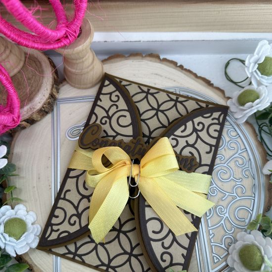 Keywords: gatefold wedding congratulations