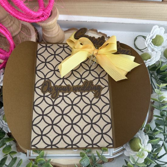 Keywords: gatefold wedding congratulations