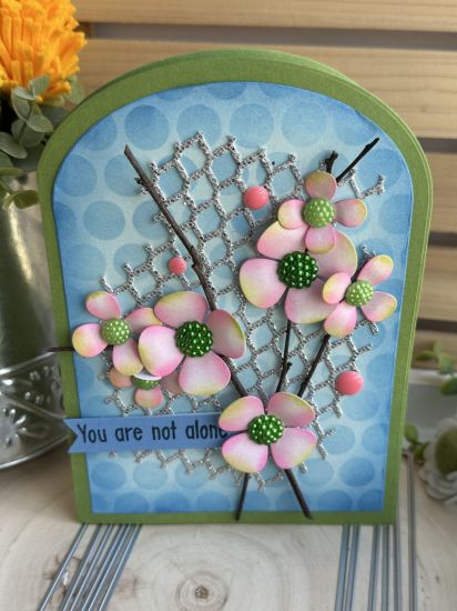 Keywords: 5x7 card dogwood