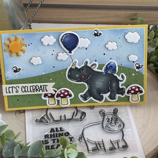 Keywords: rino mushroom bird ballon