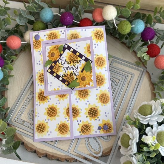 Keywords: flip it square sunflower