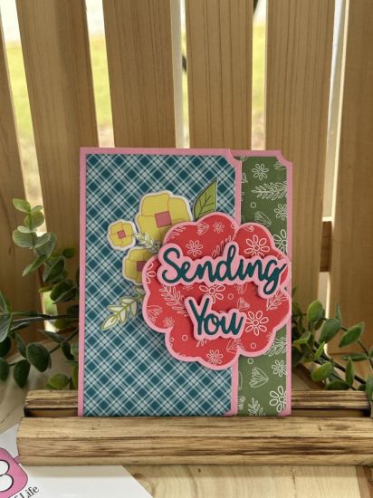 Keywords: happy galentines FlowerFoldOverCard